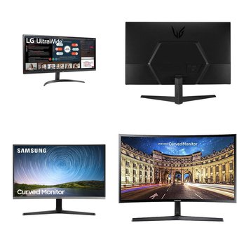 Pallet – 20 Pcs – Monitors – Customer Returns – Onn, Samsung, LG, ACER
