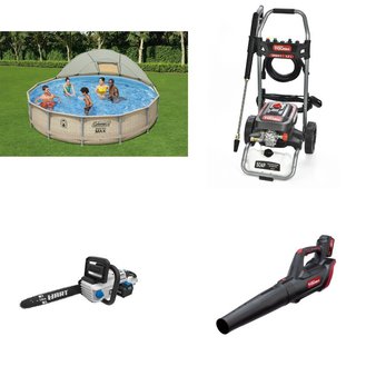 Pallet – 8 Pcs – Pressure Washers, Leaf Blowers & Vaccums, Unsorted, Pools & Water Fun – Customer Returns – Hyper Tough, HyperTough, Coleman, Torin Jack