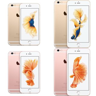 15 Pcs – Apple iPhone 6S – Refurbished (GRADE B – Unlocked – White Box) – Models: 3A510LL/A, 3A550LL/A, 3A511LL/A, MKRC2LL/A – Smartphones