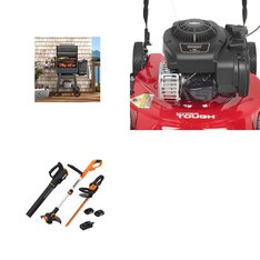 Pallet - 4 Pcs - Mowers, Grills & Outdoor Cooking, Trimmers & Edgers - Customer Returns - Hyper Tough, Mm, Worx