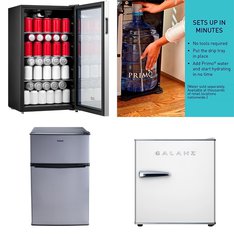 Pallet - 6 Pcs - Bar Refrigerators & Water Coolers, Refrigerators - Customer Returns - Galanz, Arctic King, Primo