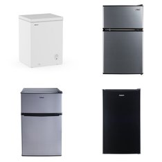 Pallet - 8 Pcs - Refrigerators, Bar Refrigerators & Water Coolers, Freezers - Customer Returns - Galanz, HISENSE, Arctic King, Great Value