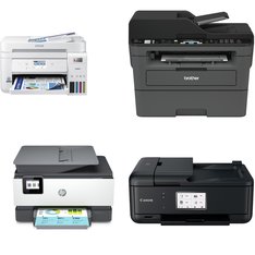 Pallet - 25 Pcs - Inkjet, All-In-One, Projector, Not Powered - Customer Returns - Canon, EPSON, HP, iLive
