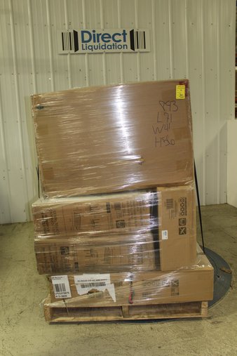 1 Pallets – 6 Pcs – New TV Stands, Wall Mounts & Entertainment Centers – New and New Damaged Box – Walmart