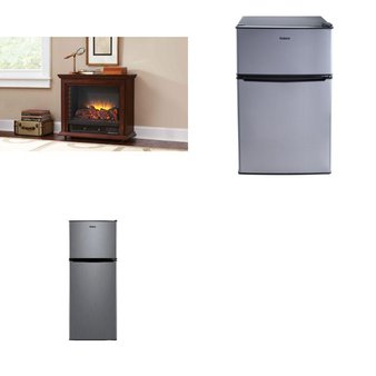 Pallet – 3 Pcs – Refrigerators, Fireplaces, Bar Refrigerators & Water Coolers – Customer Returns – Galanz, GHP Group Inc.