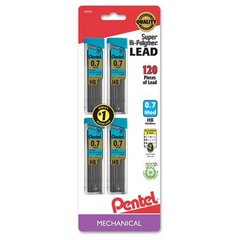 38 Pcs – Pentel #2 Mechanical Pencil Lead Refill, 0.7mm, 4ct – Like New, New – Retail Ready