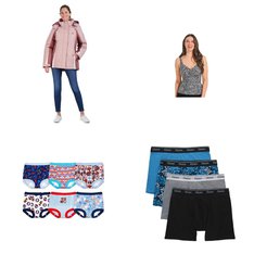– Parcel Box – 27 Pcs – New Other, Backpacks, Bags, Wallets & Accessories, Underwear & Socks – New and New Damaged Box – Walmart