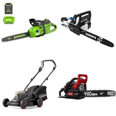 Pallet - 20 Pcs - Trimmers & Edgers, Mowers, Hedge Clippers & Chainsaws, Patio & Outdoor Lighting / Decor - Customer Returns - Hyper Tough, GreenWorks, Mm, Hart