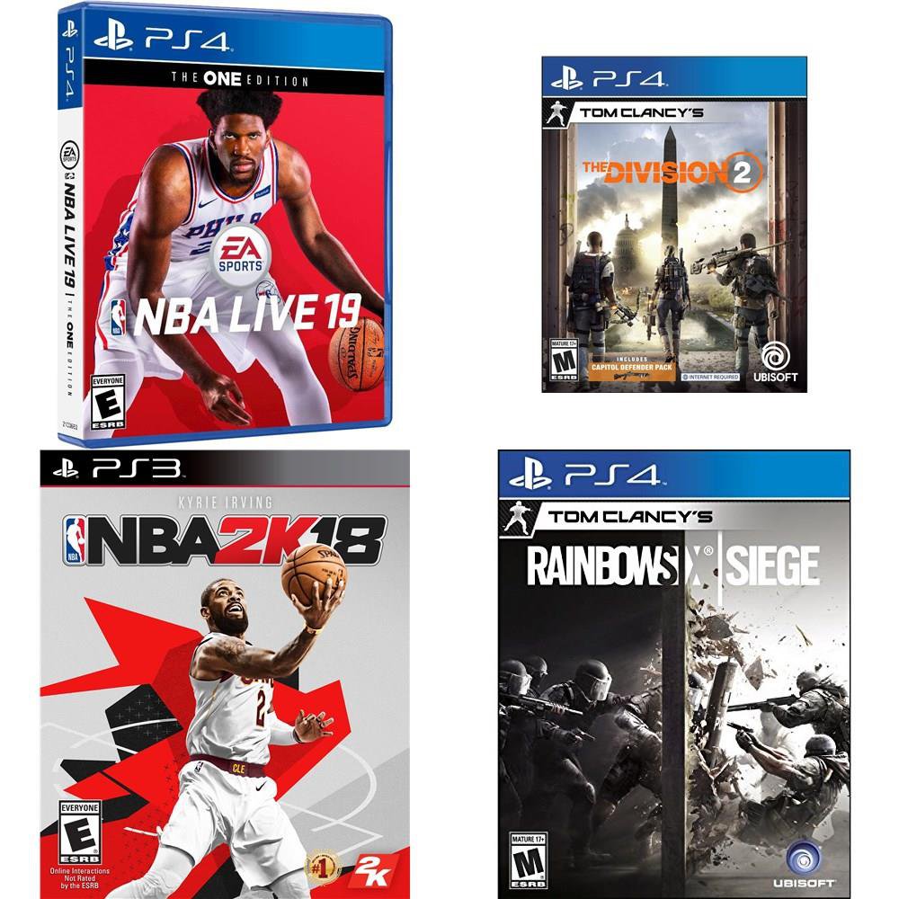 Træ Sanktion Arab 11 Pcs - Sony Video Games - Used, Like New - NBA Live 19(PS4), Fifa 17 : PS3,  NBA 2K18 Early Tip Off Edition (PlayStation 3), Tom Clancy's The Division 2  (PS4)