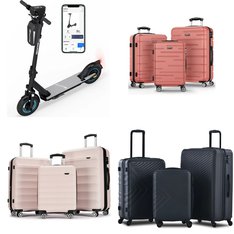 Pallet – 17 Pcs – Luggage, Powered, Unsorted – Customer Returns – Zimtown, Travelhouse, Sunbee, Ginza Travel