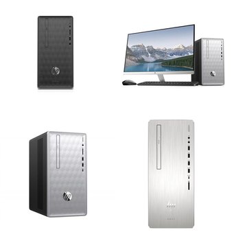 11 Pcs – Desktop Computers – Refurbished (GRADE A, GRADE B) – HP, IBUYPOWER, DELL