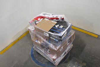 3 Pallets – 57 Pcs – Leaf Blowers & Vaccums, Fishing & Wildlife, Hedge Clippers & Chainsaws – Untested Customer Returns – Walmart