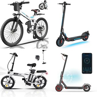 Pallet – 10 Pcs – Patio, Powered, Cycling & Bicycles, Vehicles – Customer Returns – Zimtown, MICROGO, SEGMART, Funcid