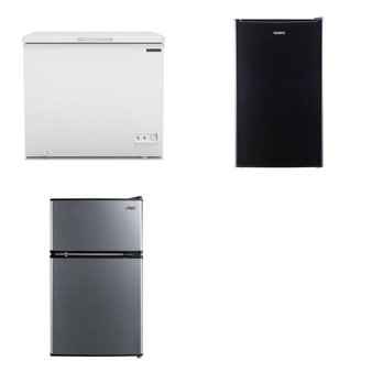 Pallet – 3 Pcs – Refrigerators – Customer Returns – Arctic King, Frigidaire, Galanz