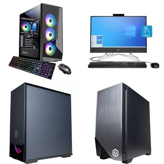 1 Pallets – 12 Pcs – Desktops – Customer Returns – CyberpowerPC, HP