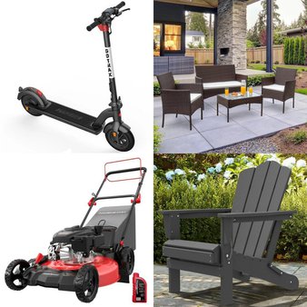 Pallet – 5 Pcs – Patio, Powered, Mowers – Customer Returns – ROWHY, GOTRAX, PowerSmart, Walsunny