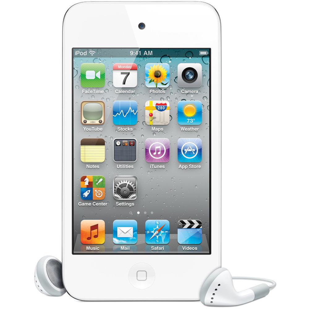 Apple iPod Touch 4th Generation 8GB White - MD057LL/A