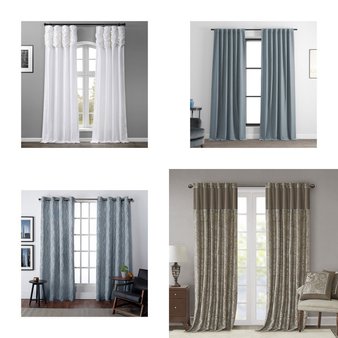 CLEARANCE! Pallet – 305 Pcs – Curtains & Window Coverings – Mixed Conditions – Fieldcrest, Eclipse, Sun Zero, Madison Park