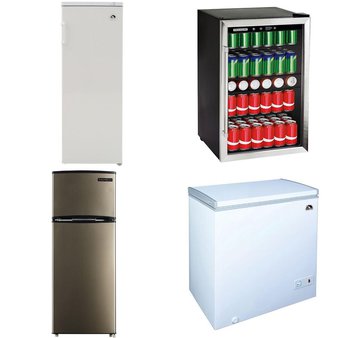 Pallet – 6 Pcs – Refrigerators, Freezers, Heaters, Bar Refrigerators & Water Coolers – Customer Returns – Frigidaire, CURTIS INTERNATIONAL LTD