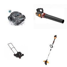 Pallet – 11 Pcs – Trimmers & Edgers, Mowers, Leaf Blowers & Vaccums, Vacuums – Customer Returns – Hyper Tough, AIPER, Positec, HyperTough