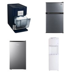 Pallet - 8 Pcs - Bar Refrigerators & Water Coolers, Freezers, Ice Makers, Refrigerators - Customer Returns - HISENSE, Galanz, Curtis International, Great Value