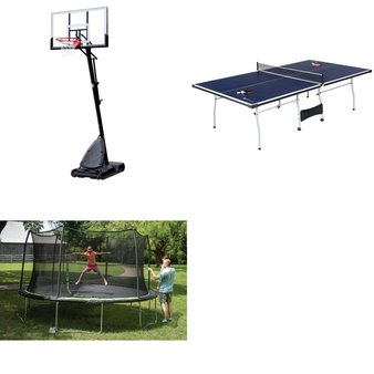 Pallet – 7 Pcs – Game Room, Outdoor Sports, Trampolines – Overstock – MD Sports