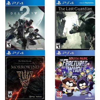 73 Pcs – Sony Video Games – Like New, New, Used – Destiny 2 Standard Edition (PS4), The Elder Scrolls Online: Morrowind (PS4), The Last Guardian (Play Station 4), PS3-03