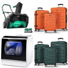 Pallet - 16 Pcs - Luggage, Snow Removal, Dishwashers, Hand Tools - Customer Returns - Zimtown, LiTHELi, Sunbee, KARLXTOM