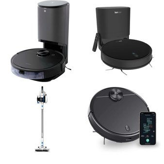 Pallet – 12 Pcs – Vacuums, Accessories – Customer Returns – Hart, Wyze, Ecovacs Robotics, Monster Digital