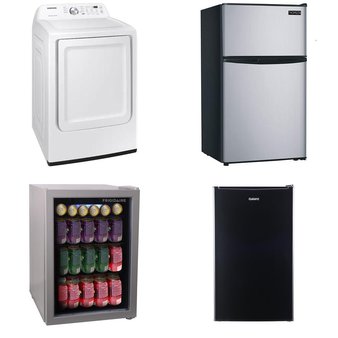 Pallet – 6 Pcs – Refrigerators, Bar Refrigerators & Water Coolers, Laundry – Customer Returns – Thomson, Galanz, Frigidaire Professional, Frigidaire
