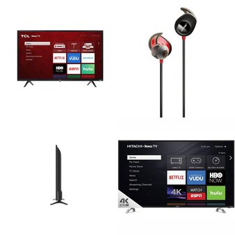 Pallet – 12 Pcs – LED & LCD, In Ear Headphones – Customer Returns – TCL, LG, Bose Corporation