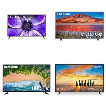 12 Pcs – LED/LCD TVs – Refurbished (GRADE A) – LG, Samsung, VIZIO, TCL