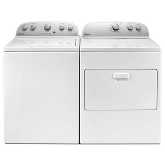 Lowes – Pallet – Whirlpool WTW4816FW 3.5 cu.ft Top Load Washer with Water Selection – White – Customer Returns