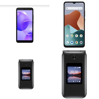 WEEKLY PHONES – 5 Case Packs – 154 Pcs – Refurbished Carrier UNKNOWN – TCL, ZTE, BLU, Nubia – Walmart
