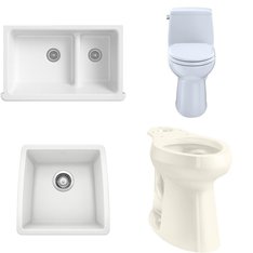 Pallet - 11 Pcs - Hardware, Kitchen & Bath Fixtures - Customer Returns - Kohler, TOTO USA, Toto, Blanco