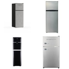 Flash Sale! 3 Pallets - 16 Pcs - Bar Refrigerators & Water Coolers, Refrigerators, Freezers, Humidifiers / De-Humidifiers - Untested Customer Returns - HISENSE, Great Value, Galanz