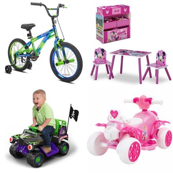 Pallet – 15 Pcs – Cycling & Bicycles, Kids, Vehicles – Overstock – Huffy, LittleMissMatched
