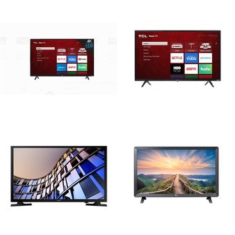 5 Pcs – LED/LCD TVs – Refurbished (GRADE A, No Stand) – TCL, LG, Samsung