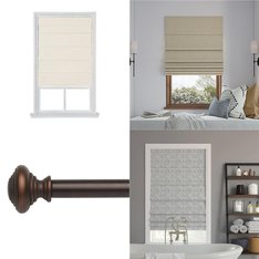 Flash Sale! Pallet - 72 Pcs - Decor, Curtains & Window Coverings - Mixed Conditions - Private Label Home Goods, Sun Zero, Bali (Springs) Parent Brand, Decopolitan