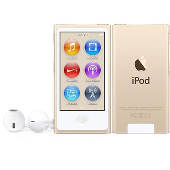 6 Pcs – Refurbished Apple iPod Nano 7th Generation 16GB Gold MKMX2VC/A (GRADE A – Original Box)