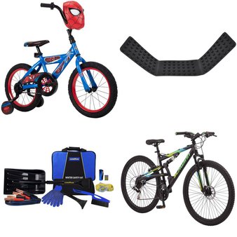 2 Pallets – 31 Pcs – Cycling & Bicycles, Automotive Accessories, Automotive Parts, Grills & Outdoor Cooking – Overstock – Huffy, Schwinn, Goodyear Tires
