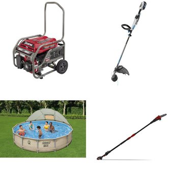 Pallet – 13 Pcs – Pools & Water Fun, Hedge Clippers & Chainsaws, Trimmers & Edgers, Unsorted – Customer Returns – Hyper Tough, Coleman, Hart, Torin Jack