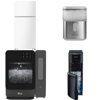6 Pallets – 41 Pcs – Bar Refrigerators & Water Coolers, Humidifiers / De-Humidifiers, Freezers, Refrigerators – Customer Returns – HISENSE, Igloo, HoMedics, Primo Water