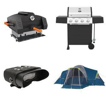 Pallet – 32 Pcs – Grills & Outdoor Cooking, Power Tools, Camping & Hiking, Optics / Binoculars – Customer Returns – Expert Grill, Hyper Tough, Jealous Devil, Ozark Trail
