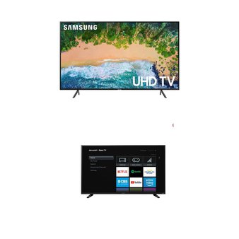 8 Pcs – LED/LCD TVs (58″ – 65″) – Refurbished (GRADE A, GRADE B) – Samsung, SHARP