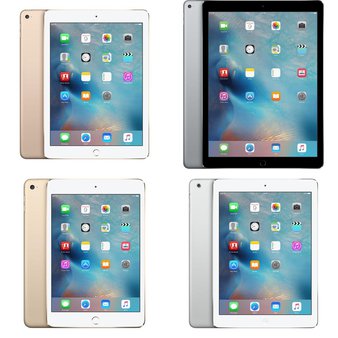 10 Pcs – Apple iPads – Refurbished (GRADE C) – Models: ME913LL/A, 3A335LL/A, 3A133LL/A, MC769LL/A – Tablets