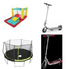 CLEARANCE! Pallet - 6 Pcs - Outdoor Play, Trampolines, Powered - Customer Returns - Bounce Pro, Play Day, Razor, Little Tikes