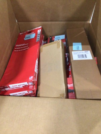 1 Parcel Box – 38 Pcs – Milwaukee Tools – Untested Customer Returns – Major Retailer