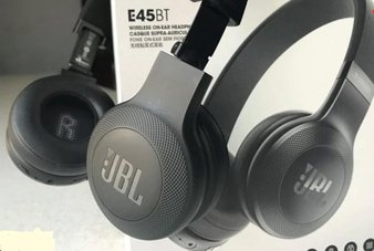22 Pcs – JBL E45BT On-Ear Wireless Headphones, Black – (GRADE A)