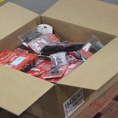 3 Parcel Boxes - 237 Pcs - Tool Accessories, Hand Tools - Conditionally Assessed Milwaukee Tools Returns (Conditions in Manifest)